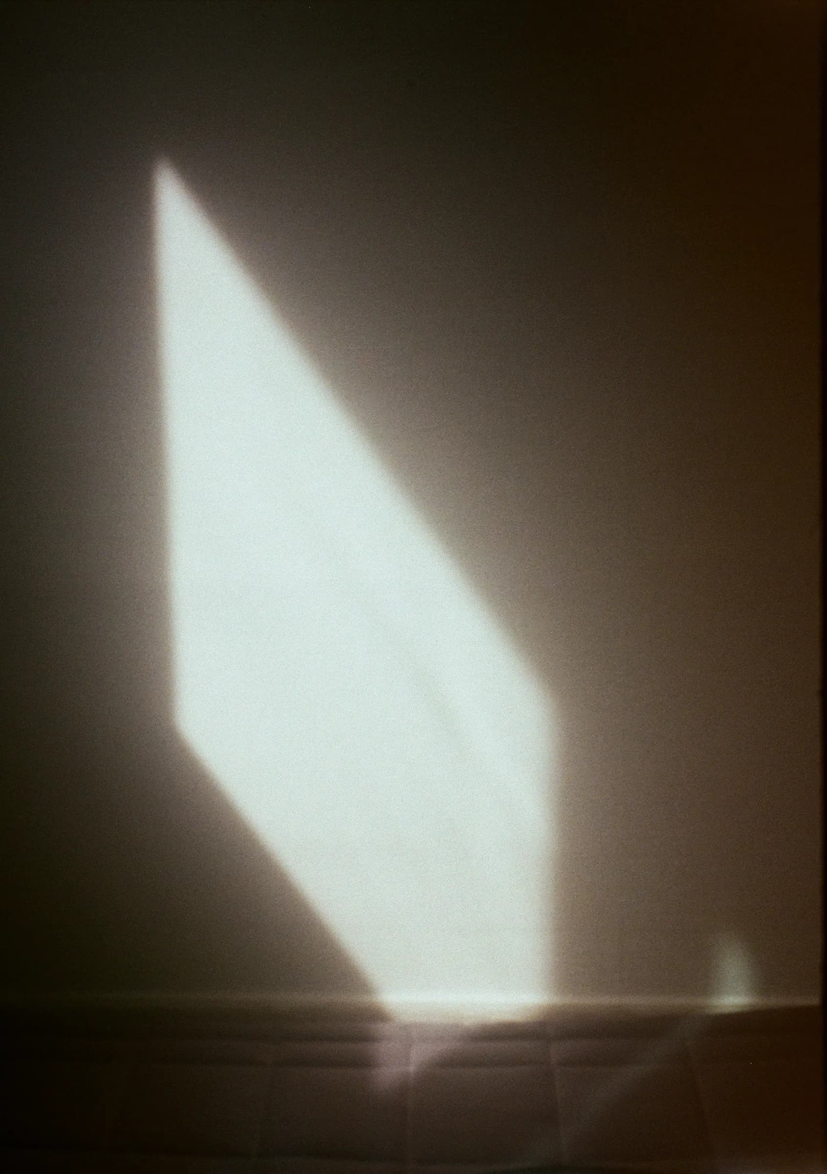 Light falling across a wall